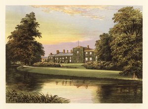 Netherhall, Cumberland, Inglaterra. ,1880 (grabado)