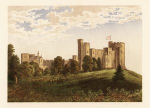 Castillo de Peckforton, Cheshire, Inglaterra. de Alexander Francis (after) Lydon