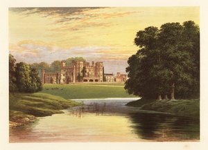 Castillo de Sundorne, Shropshire, Inglaterra. ,1880 (grabado) de Alexander Francis (after) Lydon