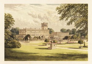 Trentham Hall, Staffordshire, Inglaterra. ,1880 (grabado) de Alexander Francis (after) Lydon