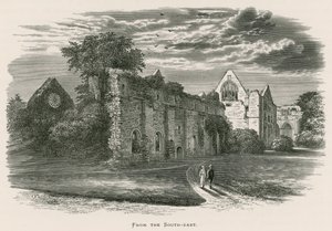 Abadía de Dryburgh, desde el sureste