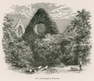 Abadía de Dryburgh, ventana de Santa Catalina de Alexander Francis Lydon
