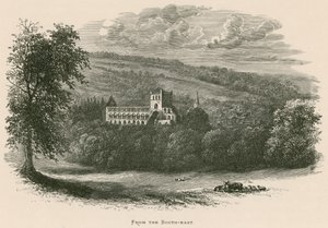 Abadía de Jedburgh, desde el sureste de Alexander Francis Lydon