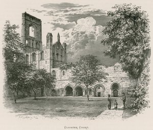 Abadía de Kirkstall, Patio del Claustro de Alexander Francis Lydon