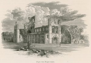 Abadía de Kirkstall, desde el noroeste