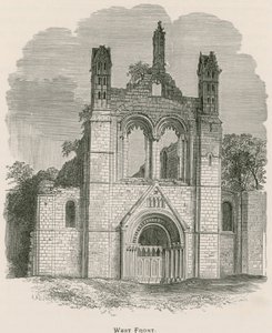 Abadía de Kirkstall, frente oeste de Alexander Francis Lydon
