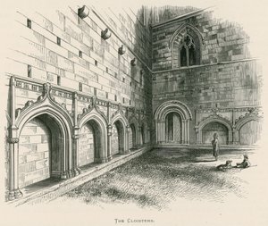 Abadía de Melrose, Los Claustros