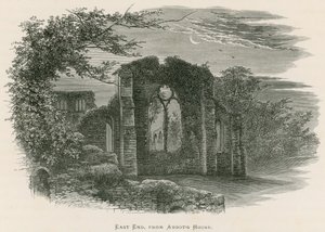 Abadía de Netley, extremo este, desde la casa del abad de Alexander Francis Lydon