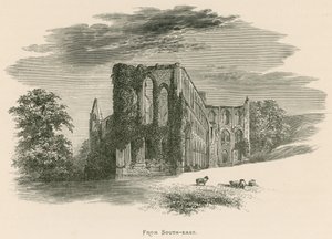 Abadía de Rievaulx, desde el sureste