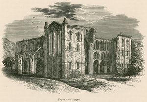 Abadía de Rievaulx, desde el norte de Alexander Francis Lydon
