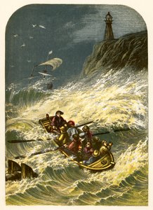 Robinson Crusoe deja su hogar y naufraga de Alexander Francis Lydon