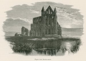 Abadía de Whitby, desde el sureste
