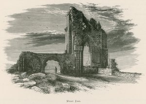 Abadía de Whitby, extremo oeste
