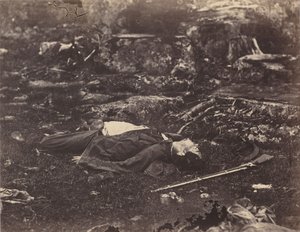 El último sueño de un francotirador, Gettysburg, Pensilvania de Alexander Gardner