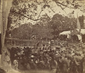 Revisión del Gran Ejército, Washington, D.C. de Alexander Gardner