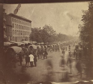 Revisión del Gran Ejército, Washington, D.C., mayo 1865 de Alexander Gardner