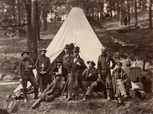 Grupo de guías para el Ejército del Potomac de Alexander Gardner