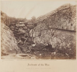 Hogar de un Francotirador Rebelde, Gettysburg, Julio