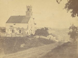 Iglesia Luterana, Sharpsburgh, Maryland, septiembre 1862 de Alexander Gardner