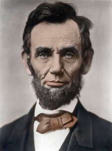 Retrato de Abraham Lincoln (1809-1865) 16º Presidente de los Estados Unidos de América. Fotografía de Alexander Gardner