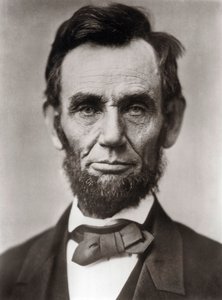 Retrato de Abraham Lincoln (1809-1865) 16º Presidente de los Estados Unidos de América. Fotografía de Alexander Gardner de Alexander Gardner