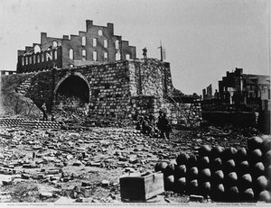 Ruinas de un arsenal, Richmond, Virginia, abril 1863 de Alexander Gardner