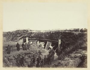 El púlpito, Fort Fisher, N.C., enero 1865 de Alexander Gardner