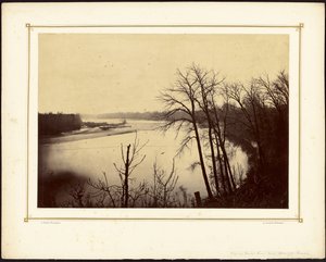 [Vista del río Kansas cerca de Stranger, Kansas]
