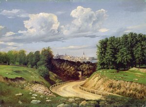 Vista de Tallin de Alexander Georg Schlater