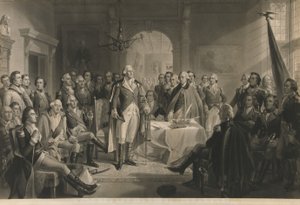 Washington y sus Generales, pub. c. 1870 de Alexander Hay Ritchie