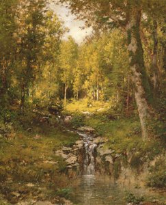 Charca en el bosque, 1880