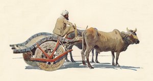 Un carro de bueyes, Jodhpur, c. 1880 de Alexander Henry Hallam Murray