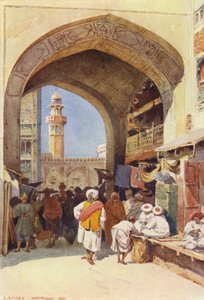 Una puerta en el bazar, Lahore de Alexander Henry Hallam Murray