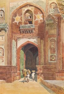 Fuerte de Agra - Dentro de la Puerta de Delhi, c1880 1905 de Alexander Henry Hallam Murray