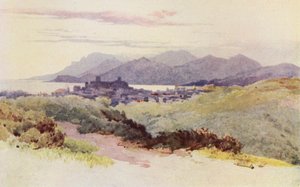 Cannes y las montañas de Esterel (litografia en color) de Alexander Henry Hallam Murray