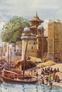 Los Ghats de Baño, Benarés de Alexander Henry Hallam Murray