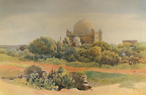 El Gol Gumbaz, Bijapur, c1880 de Alexander Henry Hallam Murray