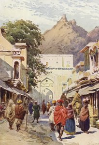 La Calle Principal de Alwar de Alexander Henry Hallam Murray
