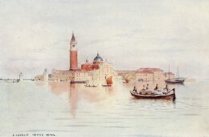 Venecia, San Giorgio (litografia en color) de Alexander Henry Hallam Murray
