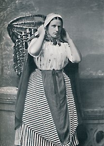 Vendedora de pescado de Newhaven, Escocia, 1912 de Alexander Inglis