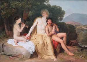 Ruso: "Apolo, Hyacinthus y Cyparissus tocando música y cantando" Apolo, Hyacinthus y Cyparissus tocando música y cantando de Alexander Ivanov