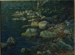 Agua y piedras cerca de Palazzuola de Alexander Ivanov
