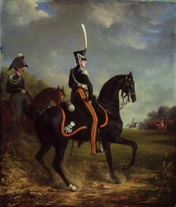 Zar Nicolás I de Rusia, cuando era Gran Duque, montando en Hyde Park