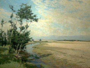 Remanso de Findhorn, Moray Firth, Escocia, 1886 de Alexander Mann