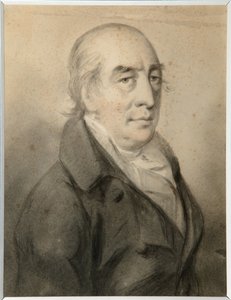 Retrato del Conde Grigory Alexeyevich Shcherbatov (1735-1810) - Molinari, Alexander (1772-1831) - Sanguina, tiza blanca y negra sobre papel - 29,8x23 - Museo Estatal de Arte de la República de Tatarstán, Kazán