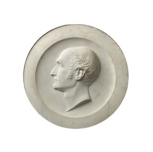 Retrato de perfil del Reverendo Dr. Henry Wellesley, 1856
