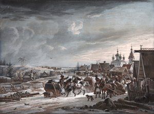 Invierno, 1825 de Alexander Osipovich Orlowski