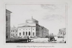 La Iglesia de la Alegría de todos los que sufren, Serie Vistas de San Petersburgo de Alexander Pluchart
