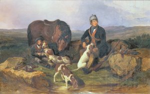 Caza de urogallos, 1848 de Alexander Rolfe