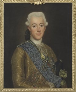 Retrato del rey Gustavo III de Suecia (1746-1792) de Alexander Roslin